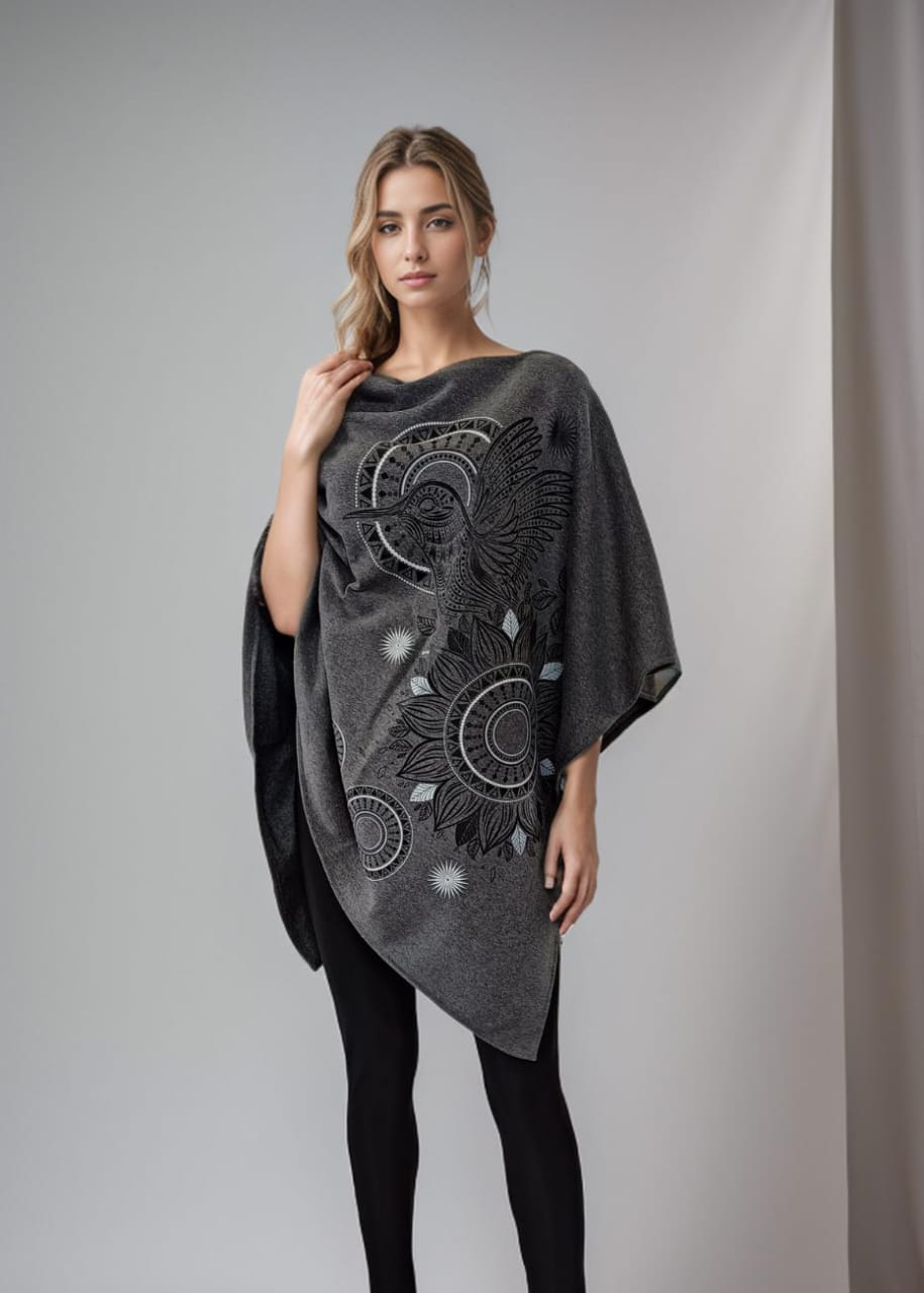 Poncho Mantra Colibri