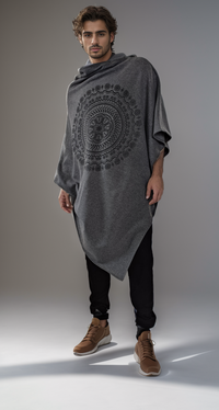 Poncho Oxford Mandala Peyotes