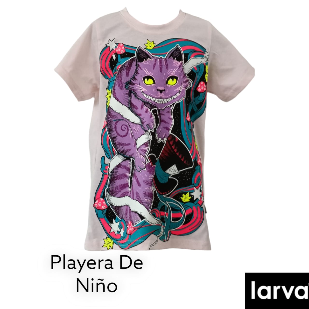 Playera Niño Gato Alicia