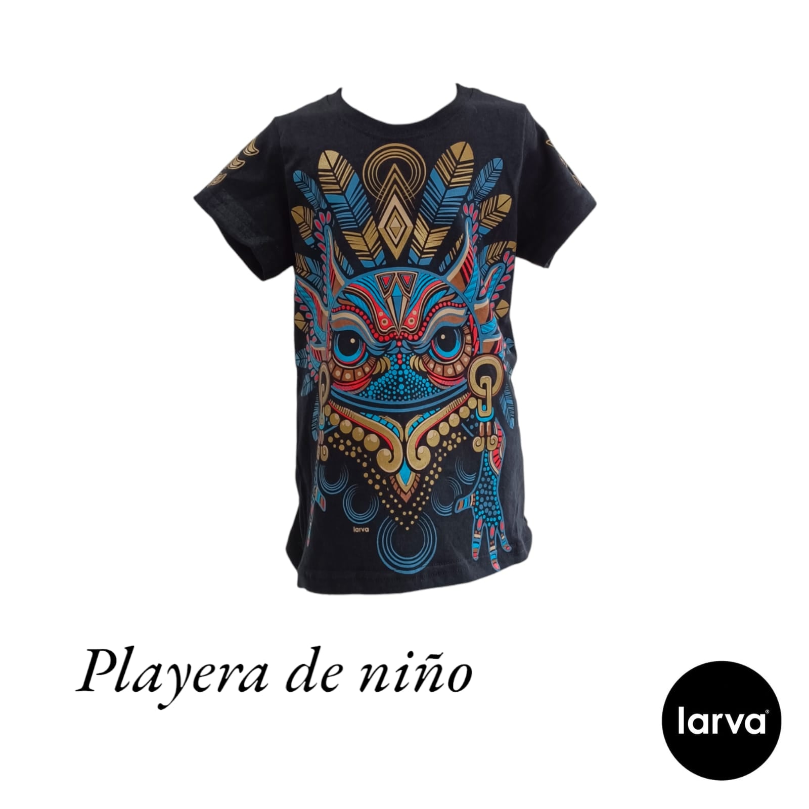 Playera Ajolote Azteca