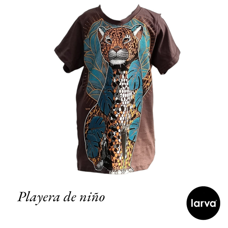 Playera Niño Jaguar Escamas